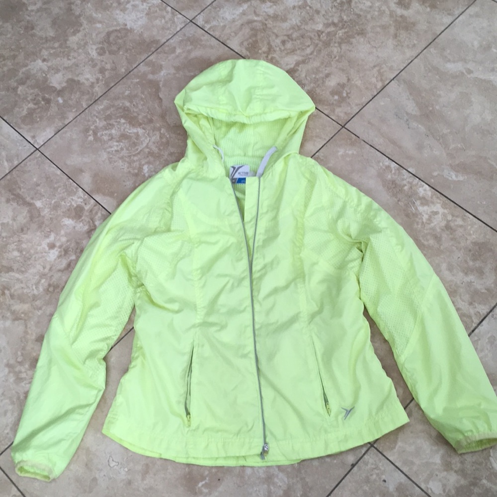Gap windbreaker neon green yellow